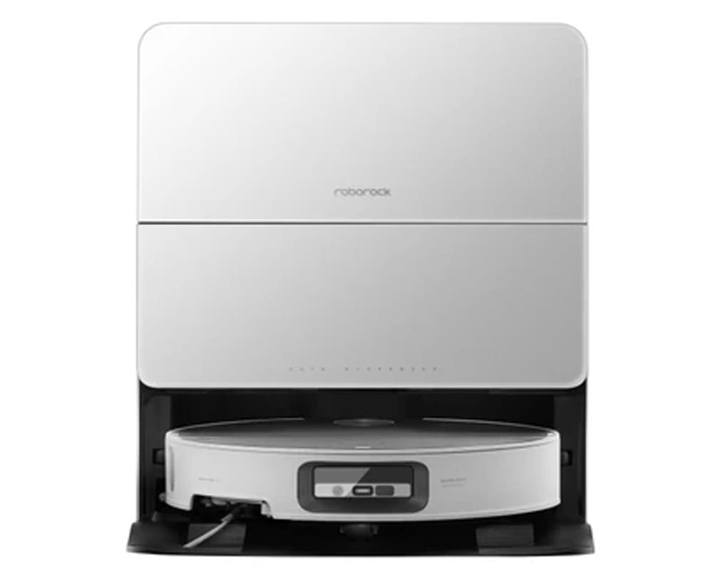 Robot hút bụi lau nhà Roborock Saros 10 - Đen/Trắng